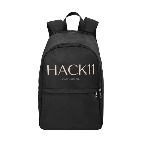 "Logo" Black Backpack