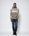 "HYL" Tan Washed Hoodie