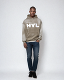 "HYL" Tan Washed Hoodie