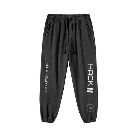 Black Washed Sweat Pants