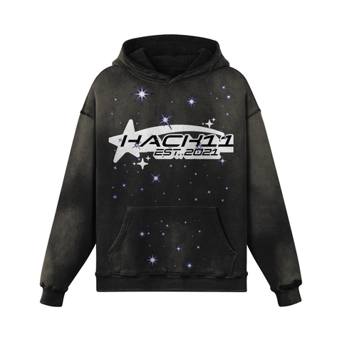 “Galaxy” White/Black Hoodie