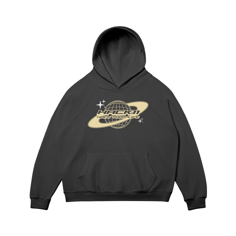 "Planet Hack" Black Hoodie