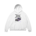 "Hack11 Racing" White Hoodie